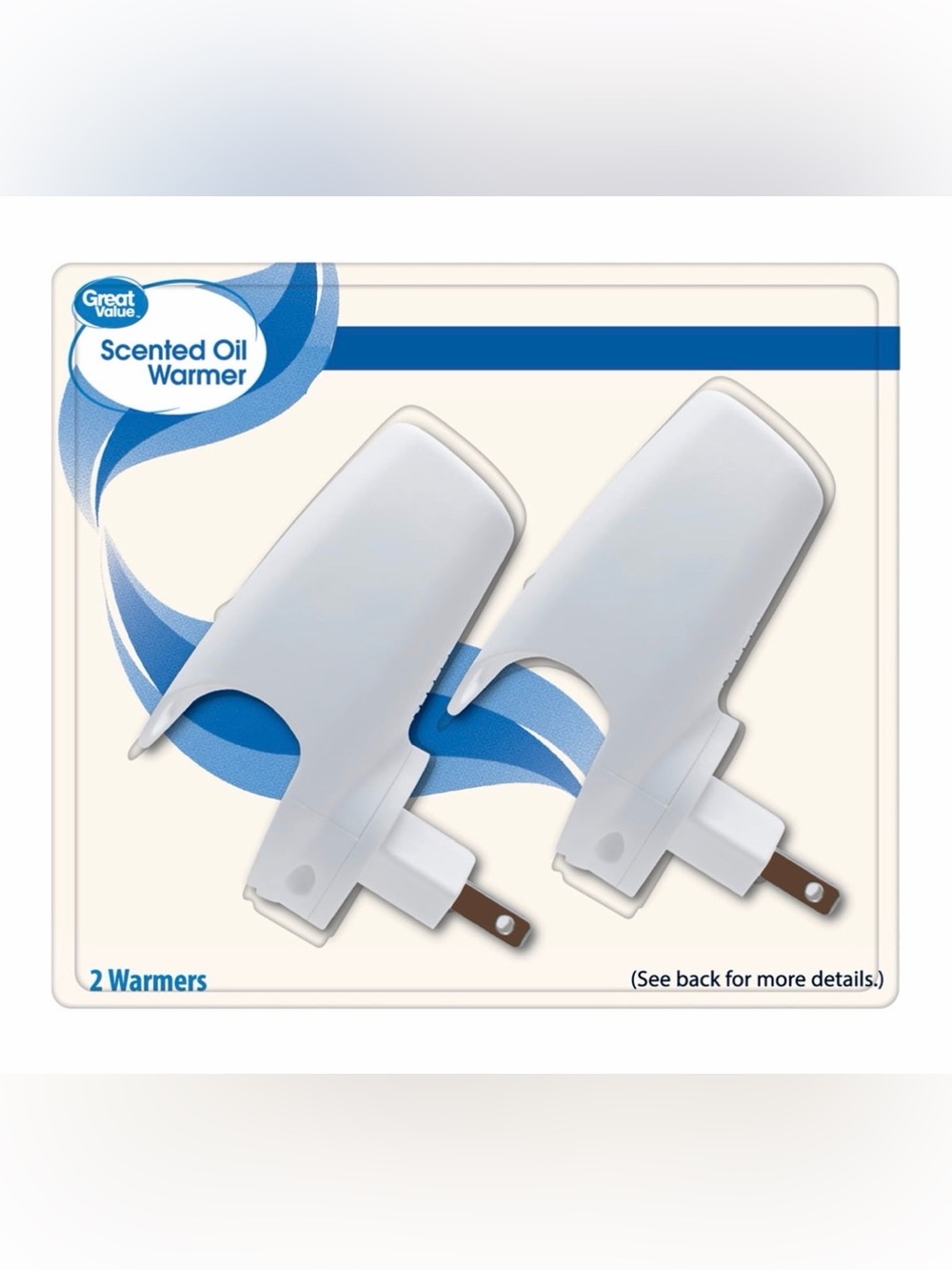 Scented Oil Warmer Plug Ins 2 Pack (Fragrance Not Included)